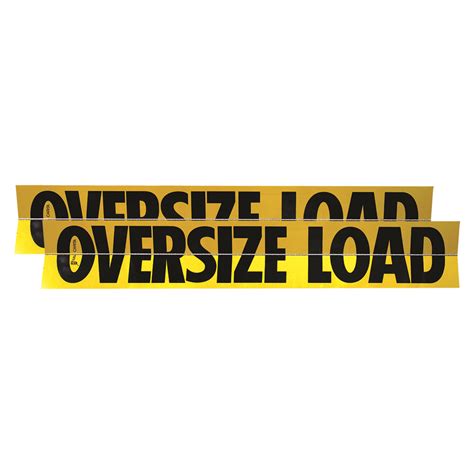 hinged aluminum oversize load sign with mounting bracket|oversize load signs near me.